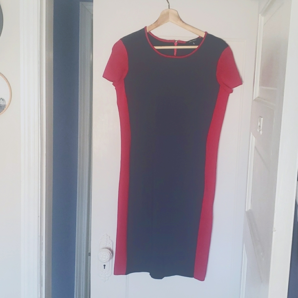 Pink Tartan XL Bodycon Short sleeve Sheath Dress